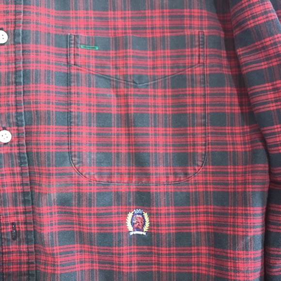 Polo RL red black flannel - Picture 3 of 4